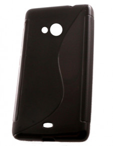 Силиконов гръб ТПУ S-Case за Microsoft Lumia 535 / Lumia 535 DUAL черен